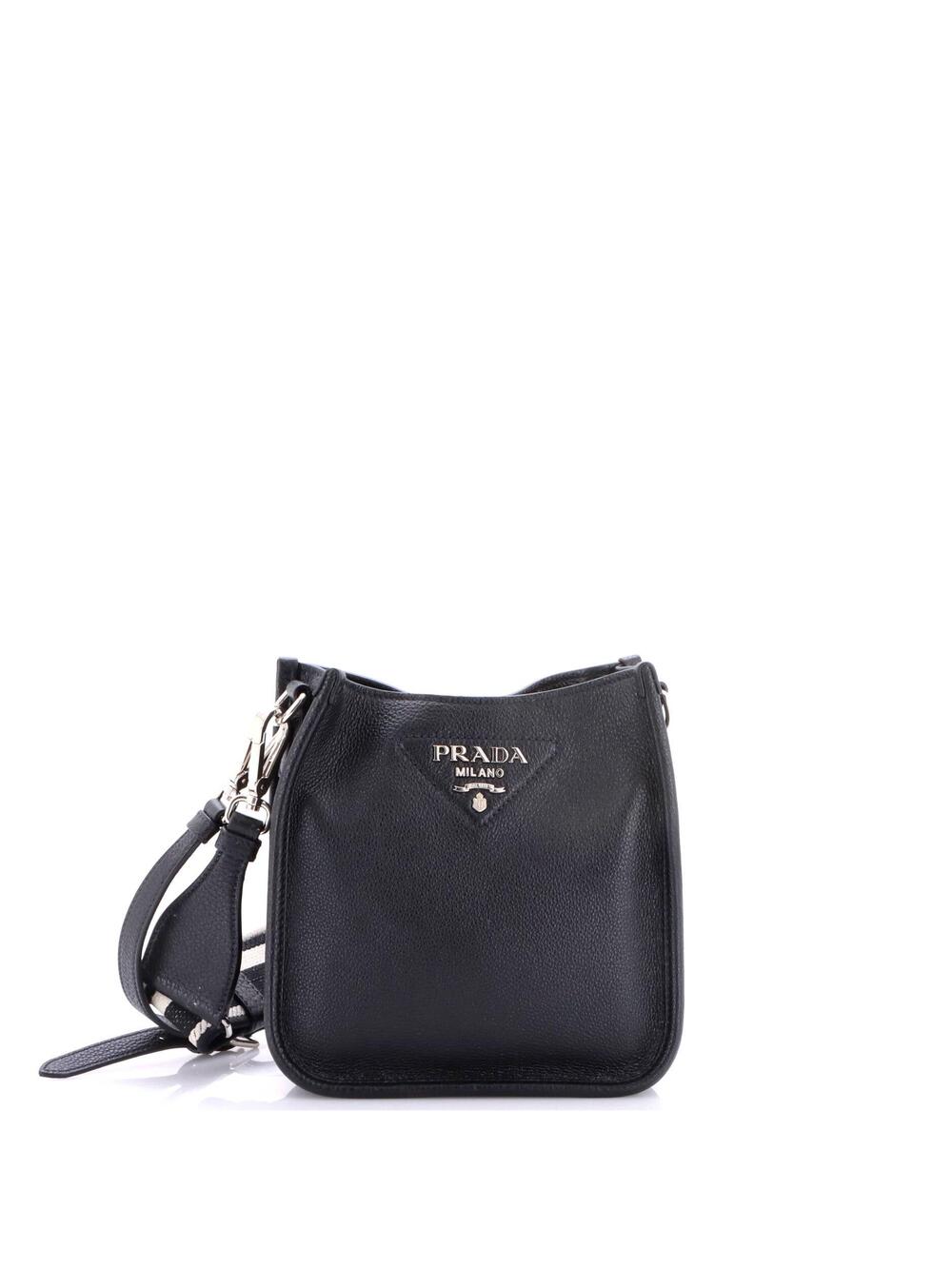 Prada Logo Strap Crossbody Bag Vitello #349705P19B